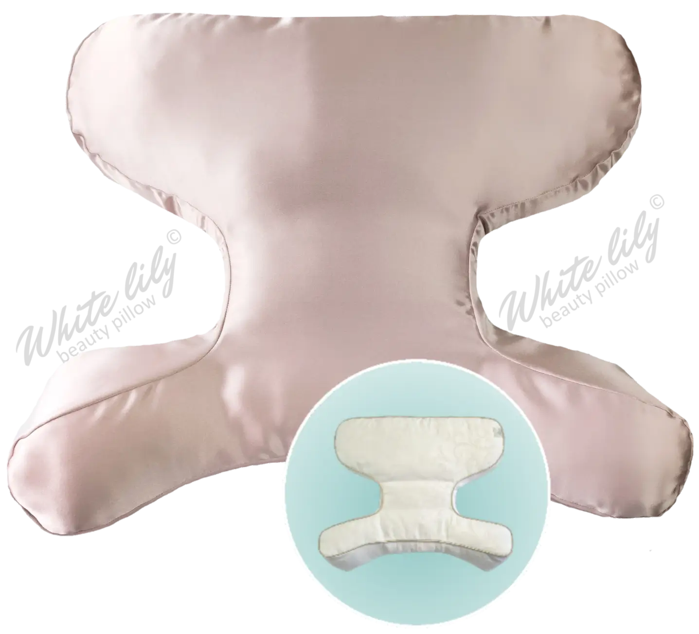 Beauty pillow silk "Marshmallow"