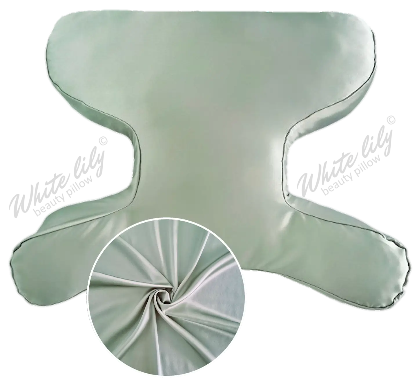 Наволочка шовк "Оливка" 