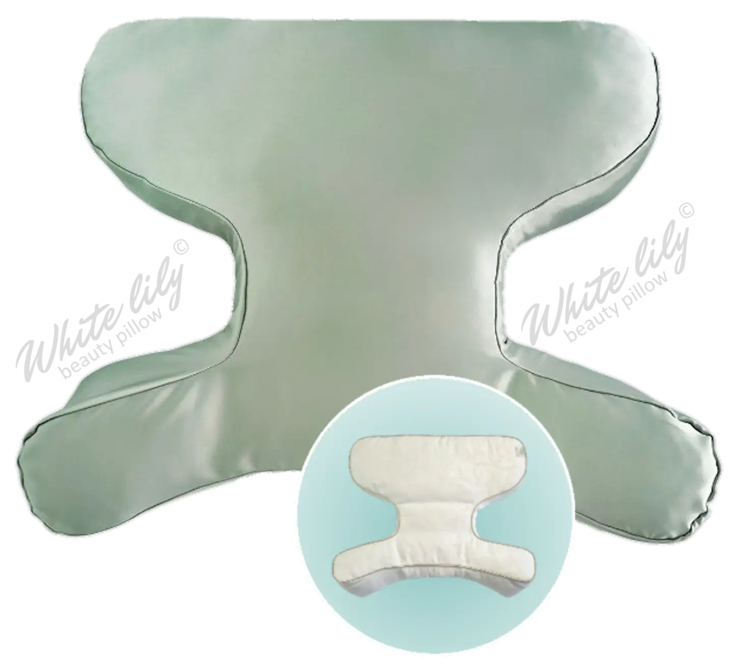 Б'юті подушка шовк "Оливка"